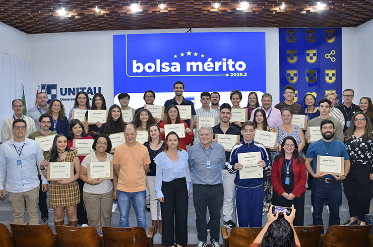 UNITAU reconhece destaque estudantil com entrega da Bolsa Mérito nesta quarta-feira (1º)